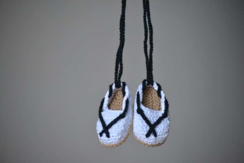 Alpargatas para colgar negras